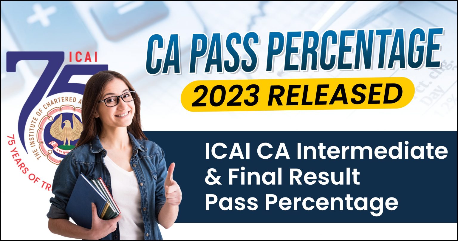 Ca Pass Percentage Released Icai Ca Intermediate Final Result