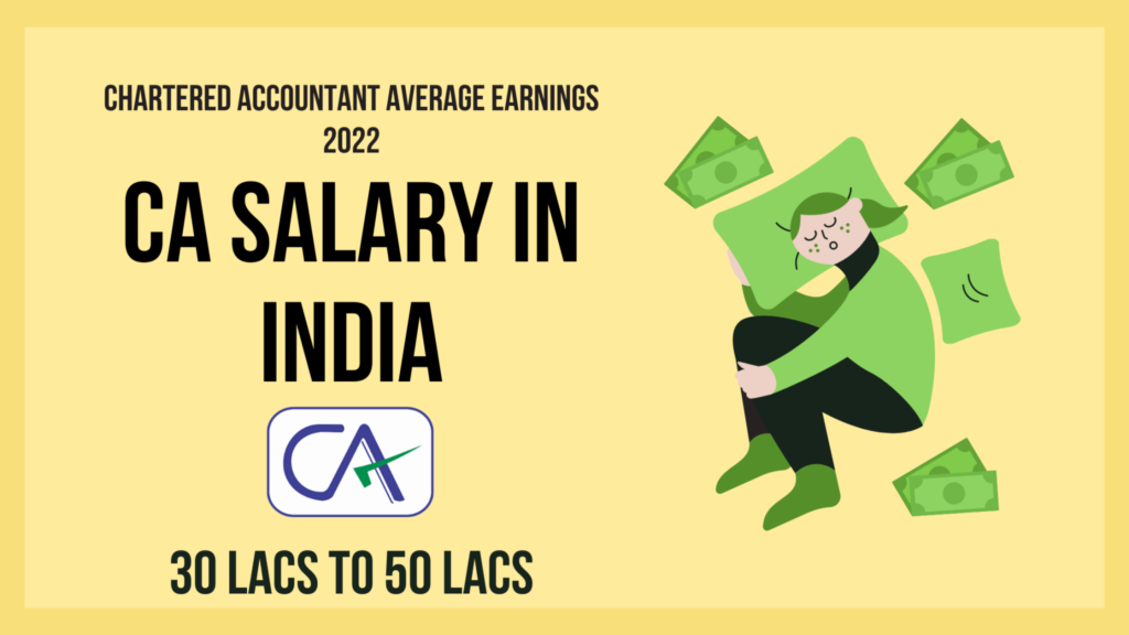 CA SALARY IN INDIA: CHARTERED ACCOUNTANT AVERAGE EARNINGS 2022