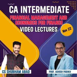 CA Intermediate Financial Management and economics for finance Live+Recorded Video Lecture
