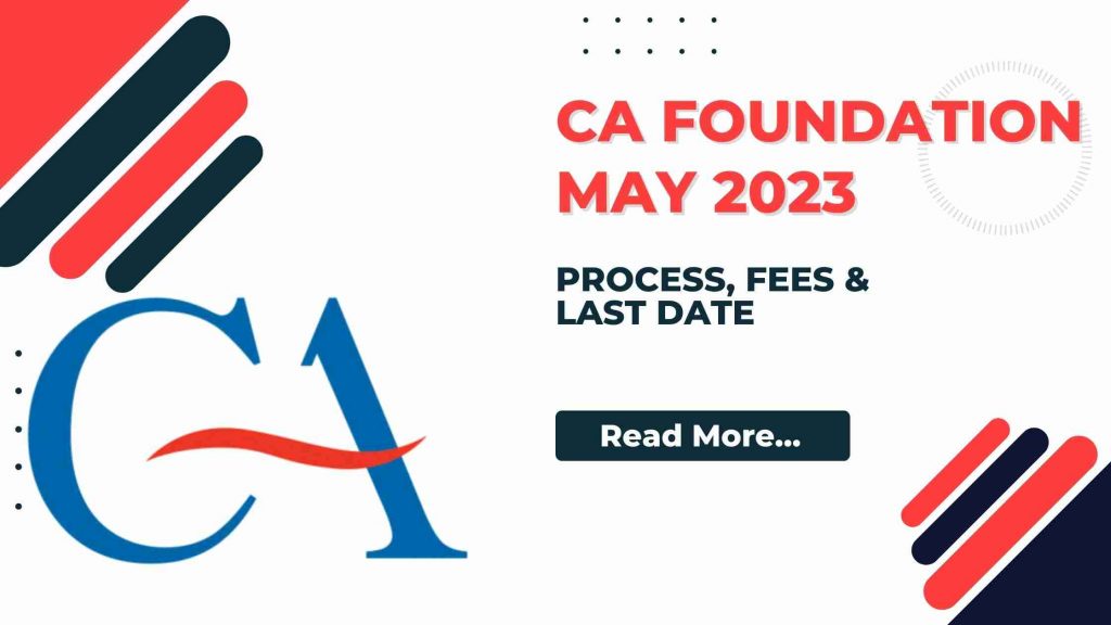 CA Foundation May 2023