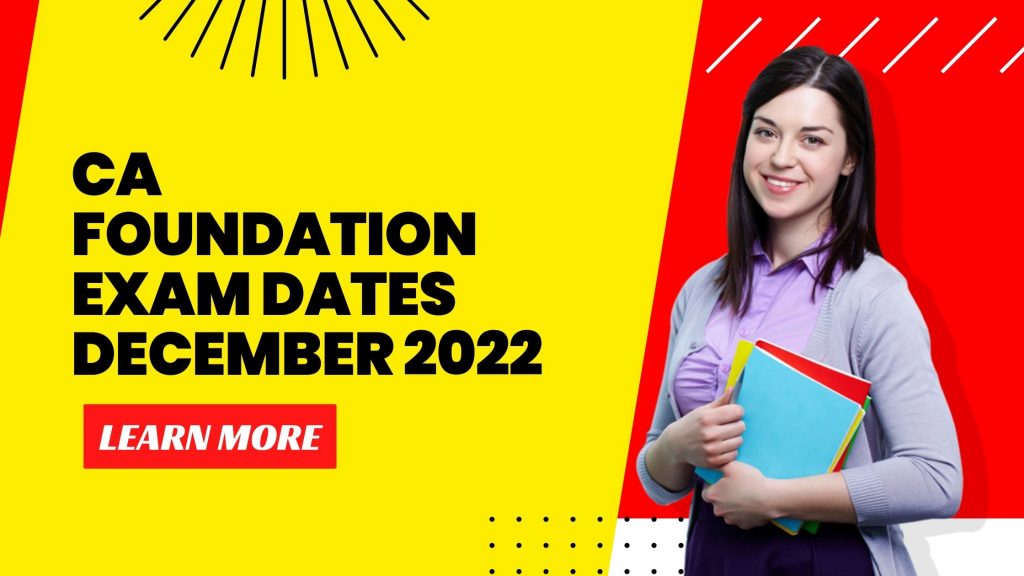 CA Foundation Exam Dates