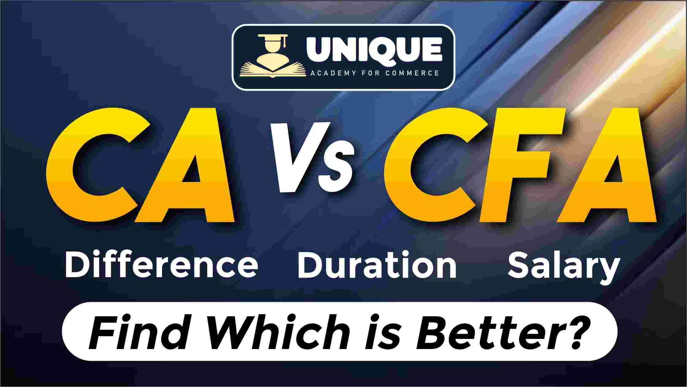 CA vs CFA