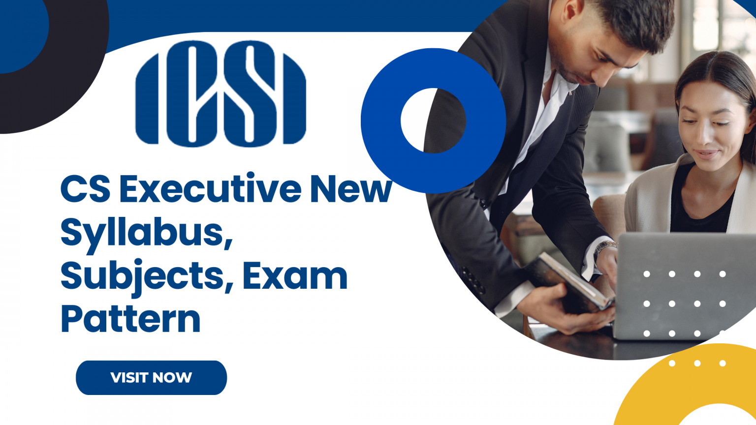 CS Executive New Syllabus Subjects Exam Pattern 2024 Unique Academy   Purple Creative Help Business Blog Banner 1536x864 