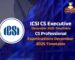 ICSI CS Executive December 2025 TimeTable | CS Professional Examinations December 2025 Timetable