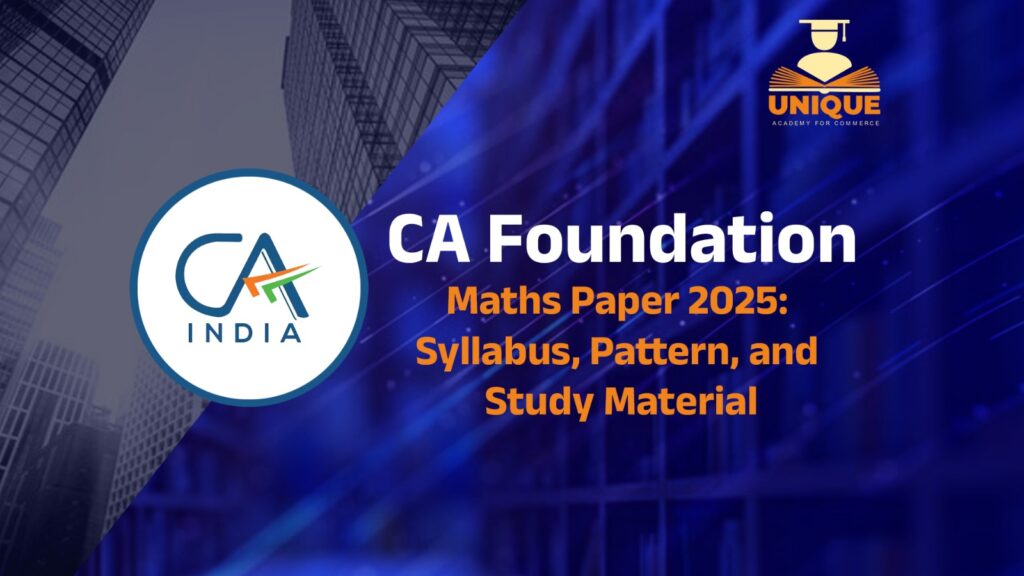 Ca foundation maths paper 2025