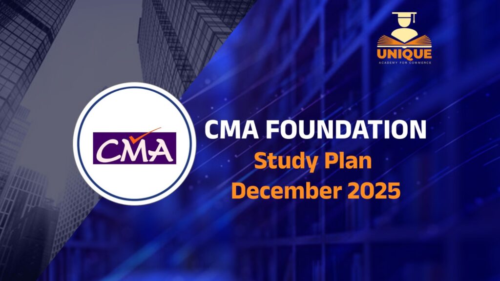 cma foundation study plan dec 2025