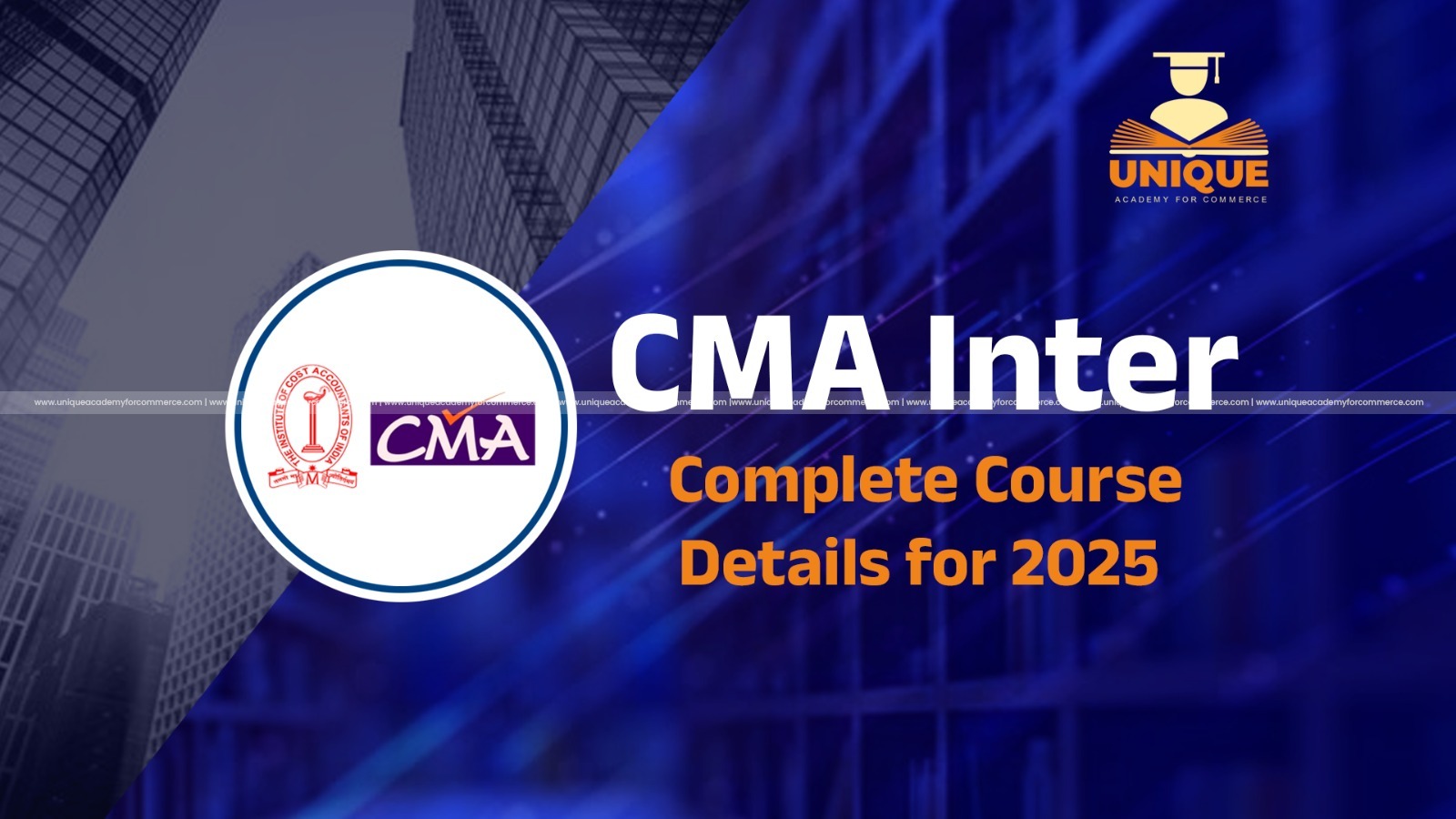 cma inter complete details 2025
