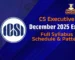 cs executive december 2025 exam pattern,syllabus