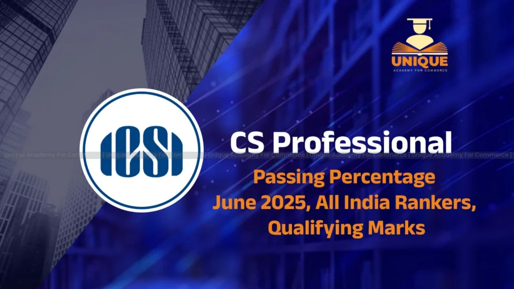 CS Professional Pass Percentage June 2025