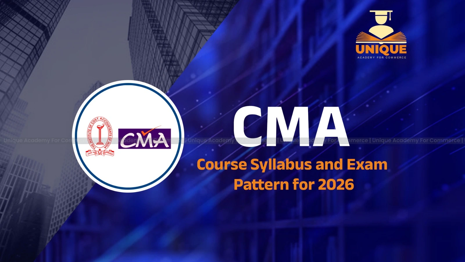 CMA Course Syllabus and Exam Pattern for 2026