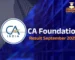 CA Foundation Result September 2025
