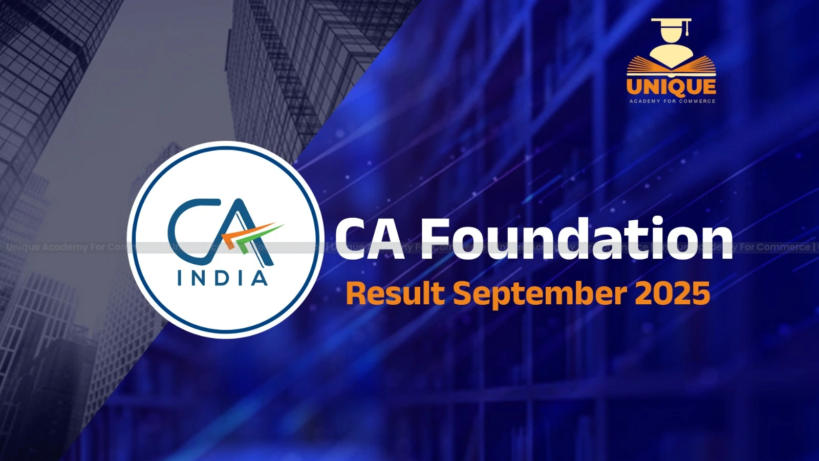 CA Foundation Result September 2025