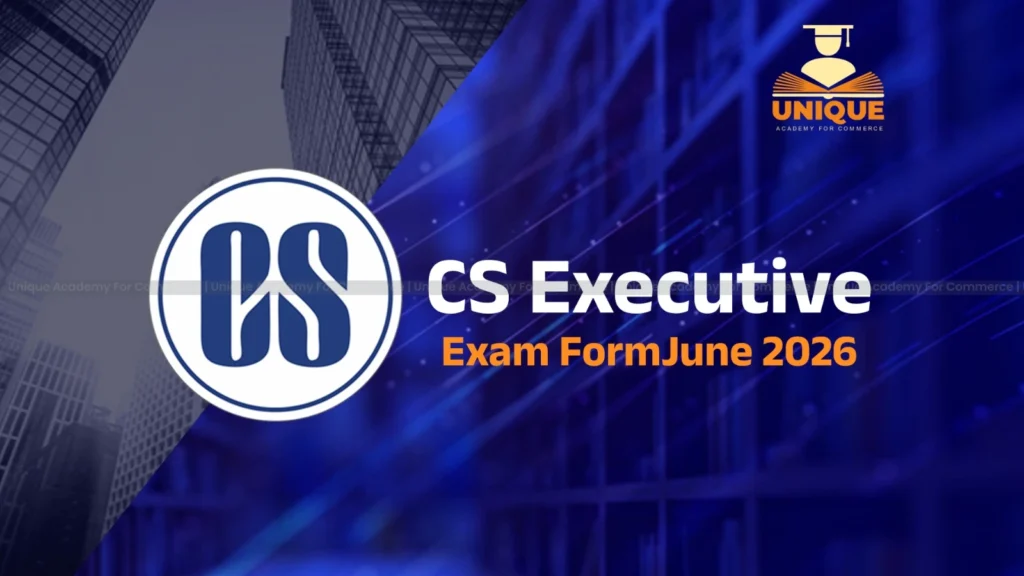 cs executive june 2026 exam form