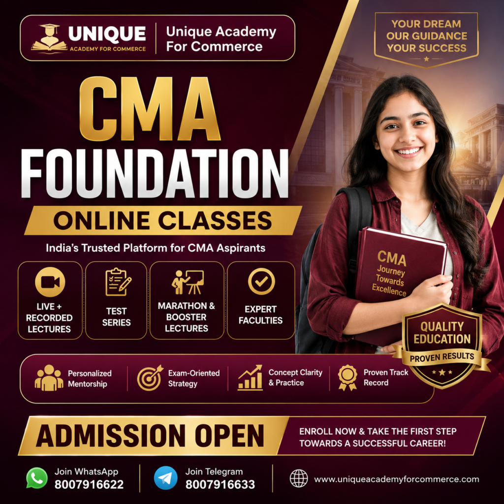CMA Foundation Online Classes