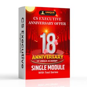 CS Executive Single Module Combo Video Lectures (New Syllabus) Live+Recorded Dec 2026 With Test Series