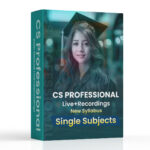 CS Professional Single Subjects New Syllabus