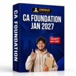 CA Foundation Jan 2027 – Pro Batch (Complete Course)