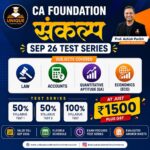CA Foundation Sep 2026 Sankalp Test Series