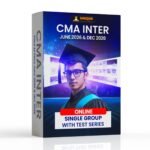 CMA Inter Single Group Video Lectures Live + Recorded With Test Series