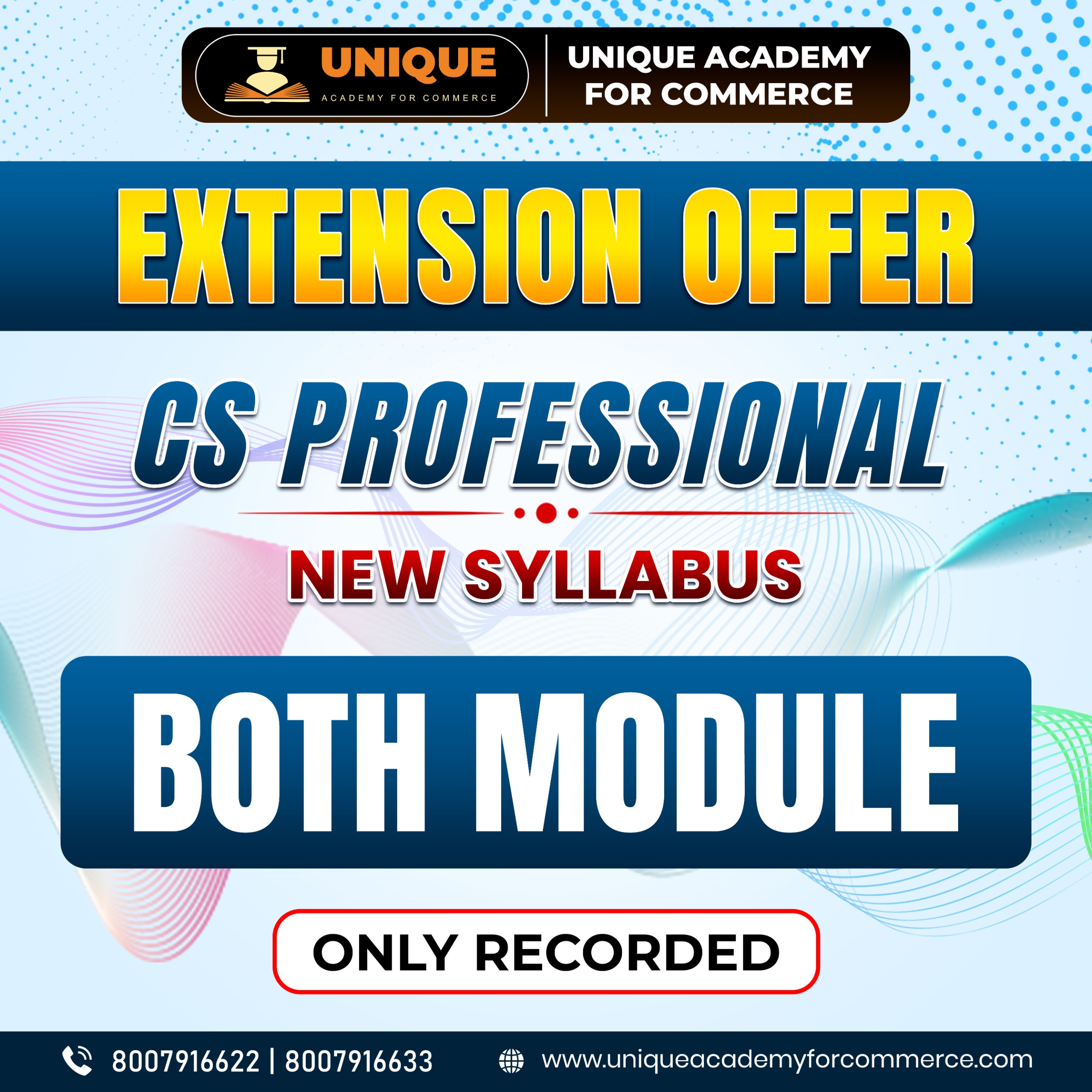 WhatsApp-Image-2024-08-01-at-3.46.53-PM.jpeg Extension Offer CS Professional Both Module Only Recorded New Syllabus Extension June 25 - Image 1