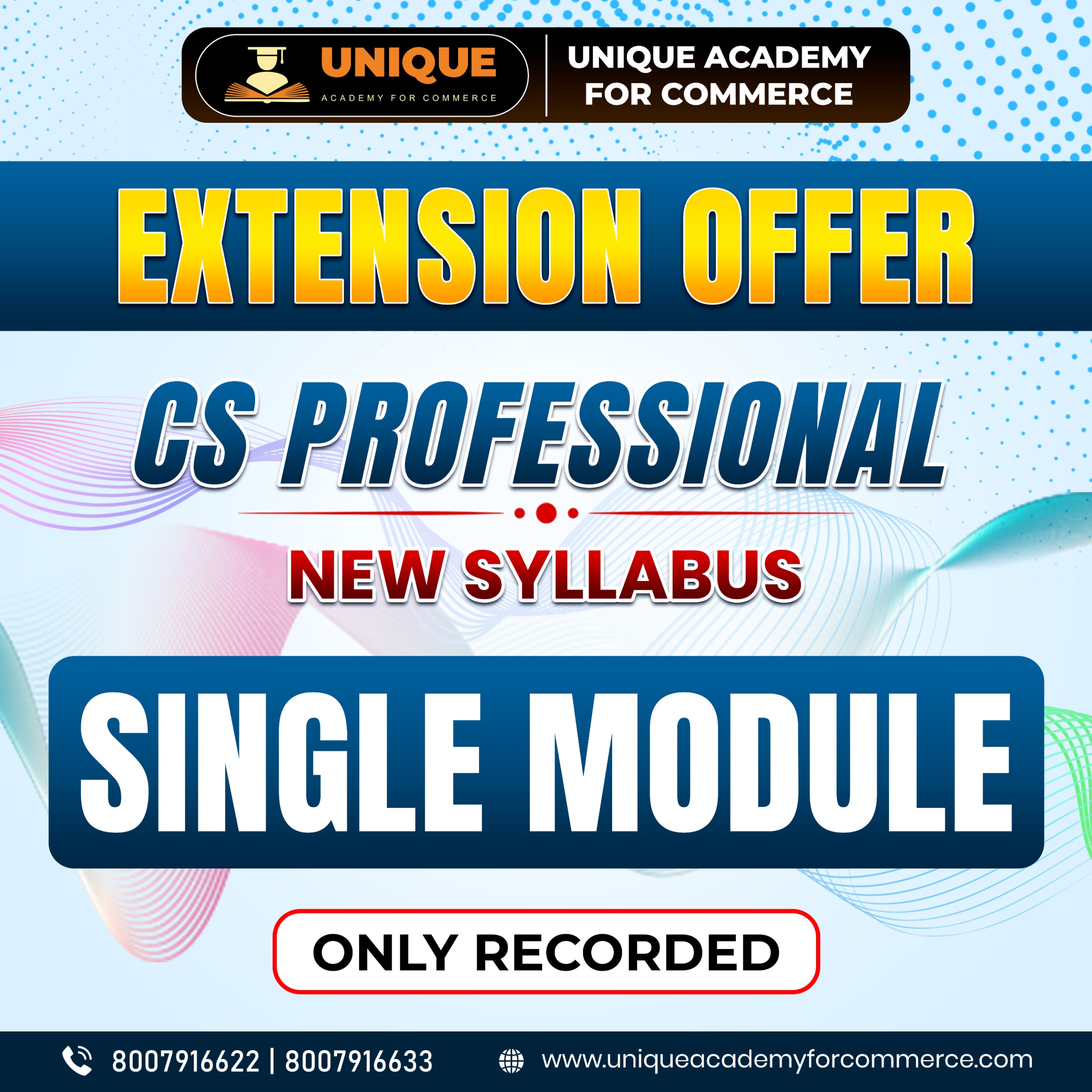 WhatsApp-Image-2024-08-01-at-3.47.01-PM.jpeg Extension Offer CS Professional Single Module Only Recorded New Syllabus Extension June 25 - Image 1