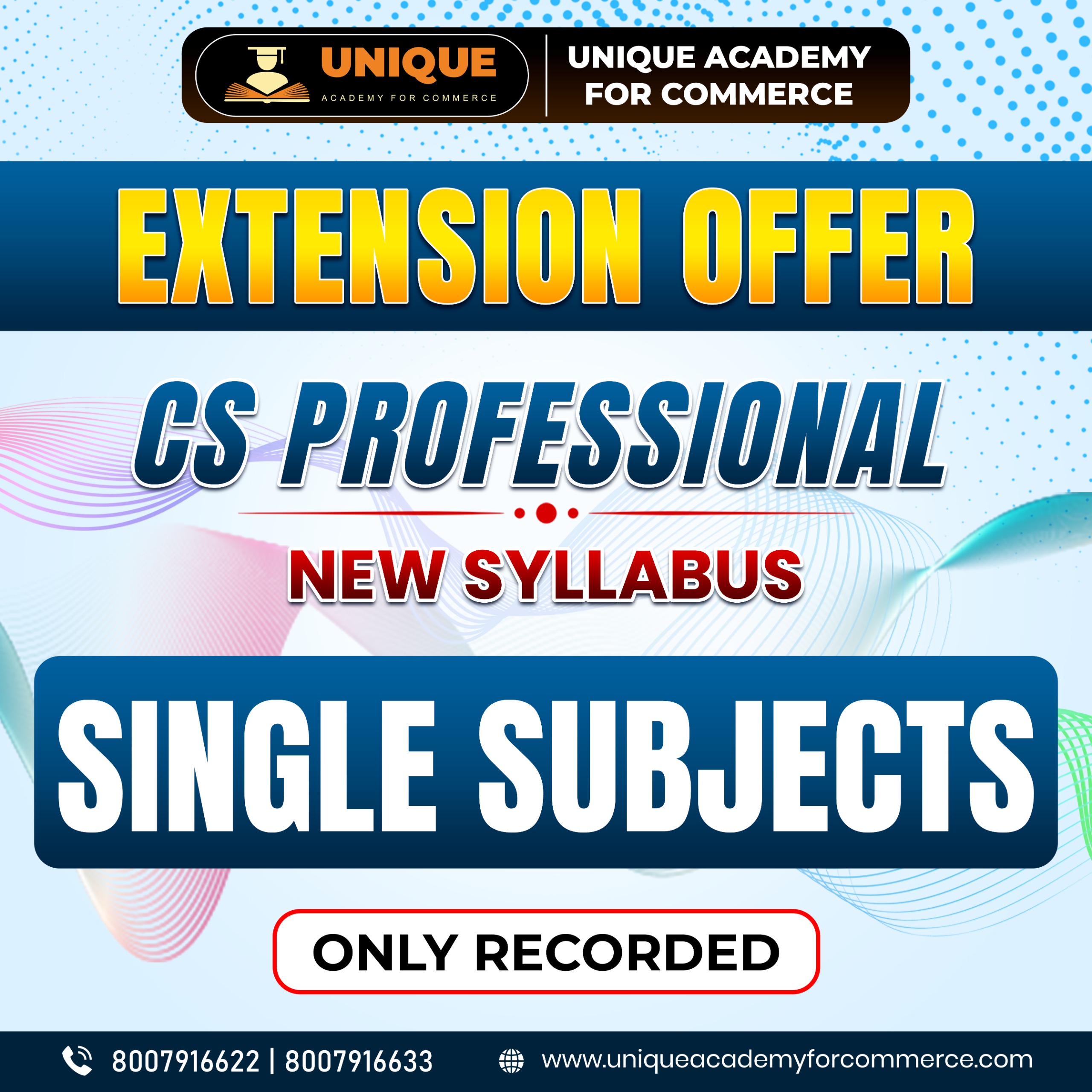 WhatsApp-Image-2024-08-01-at-3.47.08-PM-1.jpeg Extension Offer CS Professional Single Subjects Only Recorded New Syllabus Extension June 26 - Image 1