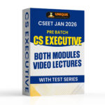 CSEET Jan 26 Exam Pre Batch CS Executive Both Modules Video Lectures (With Test Series)