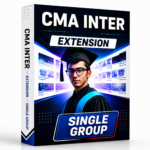CMA Inter Single Group Video Lectures Extension DEC 26