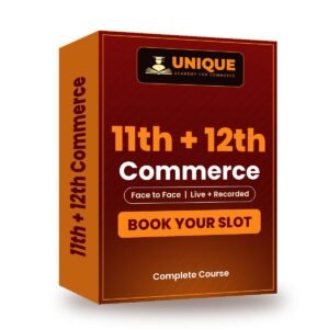 11th & 12th Commerce Course – Face to Face | Live + Recorded