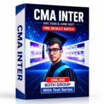 Pre Result Batch CMA Inter Both Group Video Lectures With Test Series
