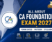 CA Foundation Exam 2027: Form Dates, Exam Pattern and Syllabus