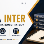 CMA Inter exam preparation strategy with study plan, revision and mock tests