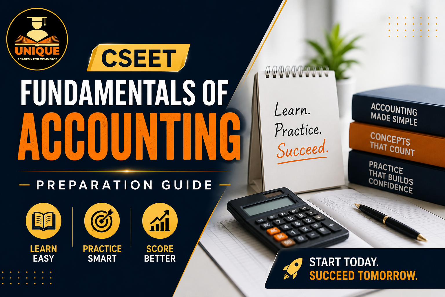 CSEET Fundamentals of Accounting preparation guide for beginners