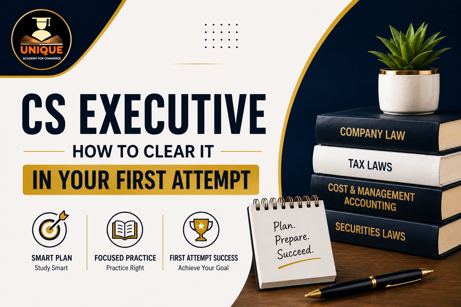 CS Executive how to clear it in your first attempt