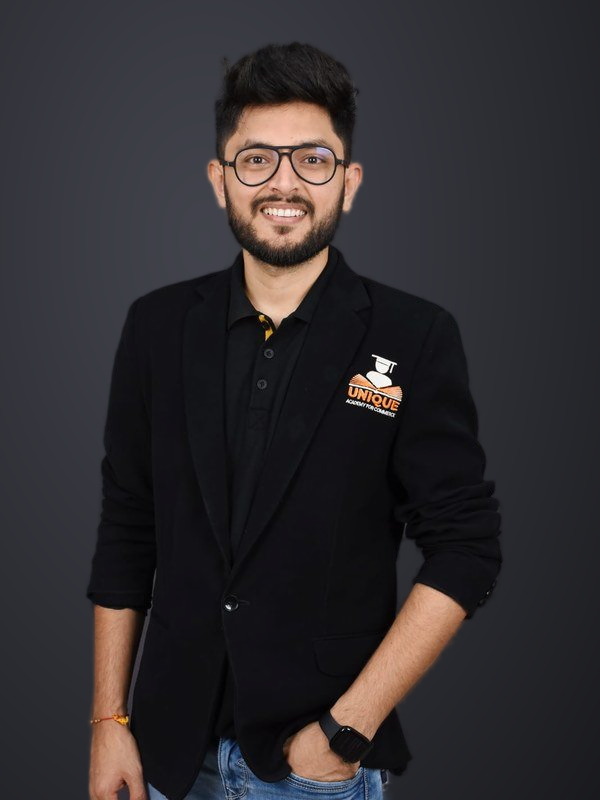CS Shubham Modi - Unique Academy for Commerce faculty