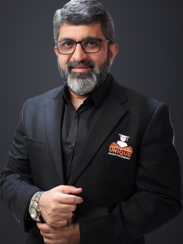 Nikhil Sir - Unique Academy for Commerce faculty