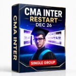 CMA Inter Single Group Video Lectures Recorded Restart Batch