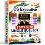 CS Executive Single Subjects Video Lectures (New Syllabus) - Independence Day Offer