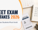 CSEET Exam Mistakes 2026 cover image showing common preparation mistakes, study planning, mock tests, revision and exam-day preparation.
