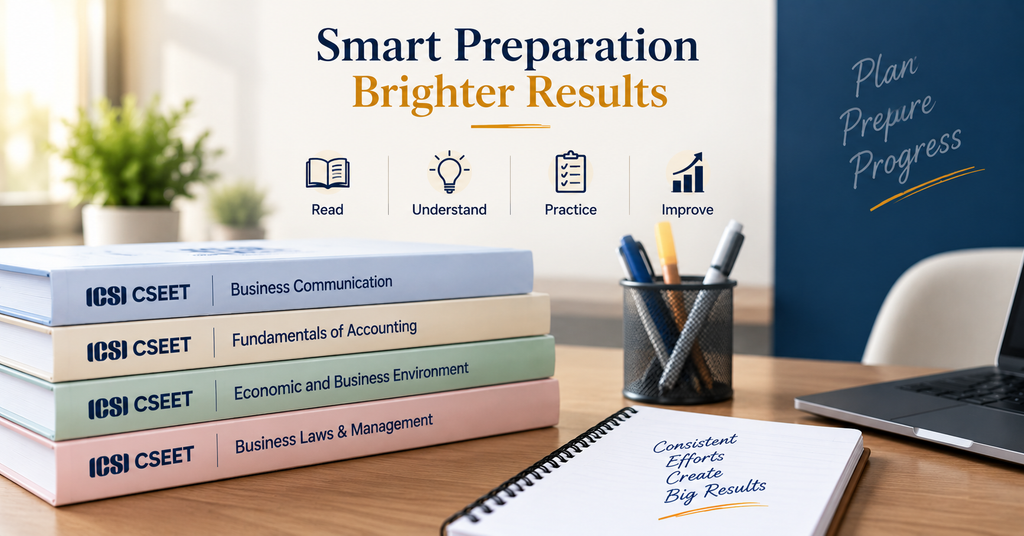 ICSI CSEET Study Material for reading, understanding, practice and revision