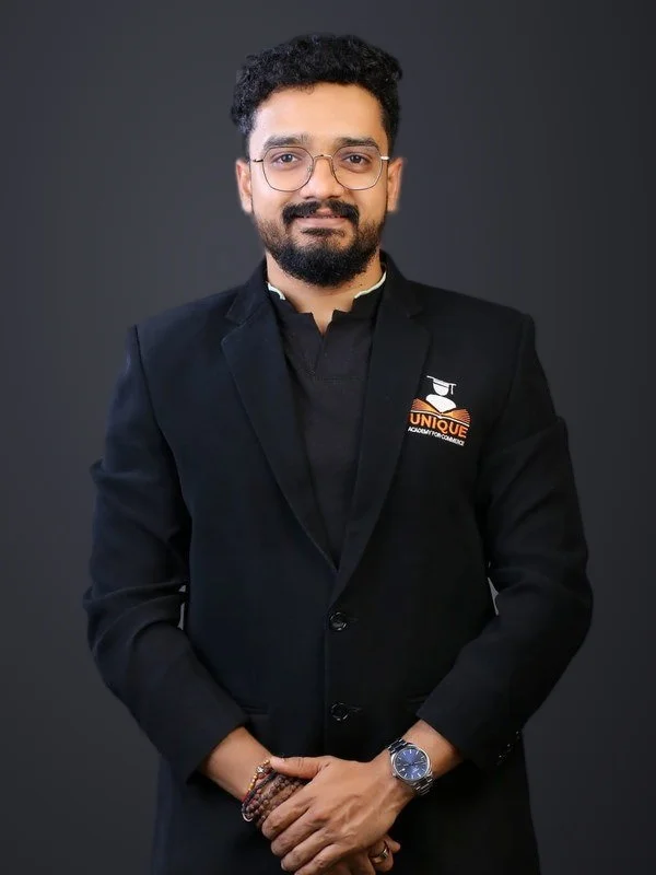 CA CS Pavan Sharma - Unique Academy for Commerce faculty
