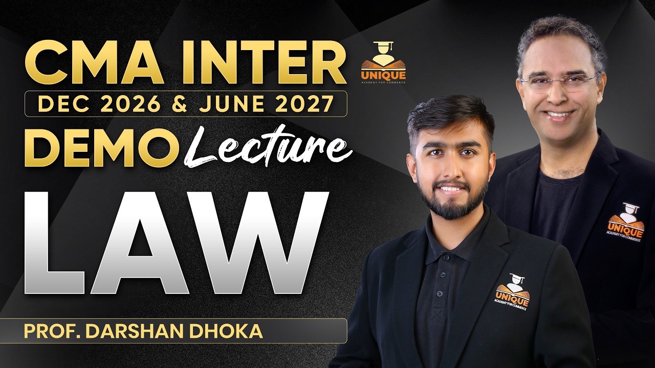 Demo Lecture - Business Laws and Ethics - Prof. Darshan Dhoka