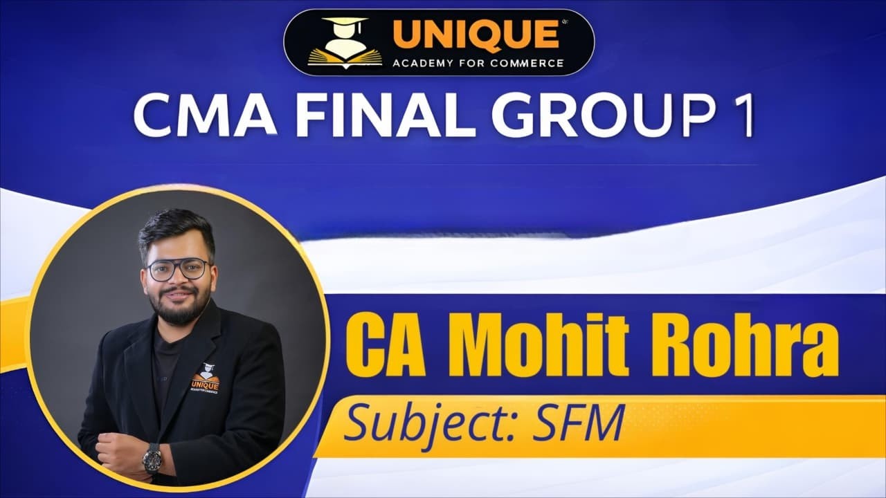 Demo Lecture - Strategic Financial Management - CA Mohit Rohra
