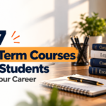 Short-Term Courses for CS Students blog cover showing corporate governance, legal drafting, compliance and Excel skills